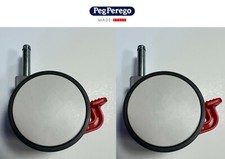 RUOTE RICAMBIO SEGGIOLONE PRIMA PAPPA - SIESTA 2 RUOTE CON FRENO Peg Perego -IT-