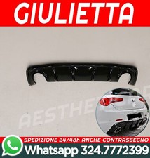 Dam Giulietta Posteriore Diffusore *SPORT-Look* ABS Spoiler Lucido