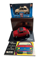 POLISTIL  FIAT  500 L rossa 1/24 + FIAT 500 F  1/24 (chiara) "Globo Heavy Metal"