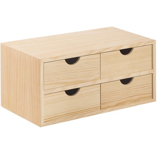 Cassettiera legno pino e - in,