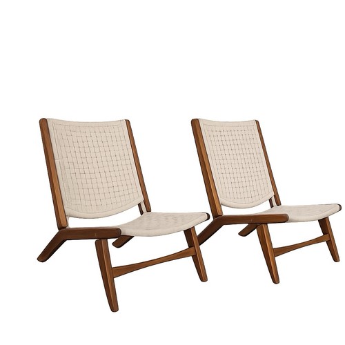 Coppia sedie lounge in - coppia,