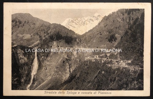 Cartolina stadale dello spluga - stadale,