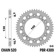 HONDA FMX 650 2005-2008 corona
