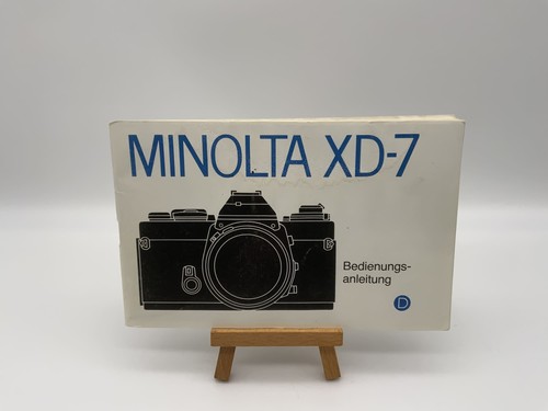 Minolta manuale d uso - minolta, xd-7