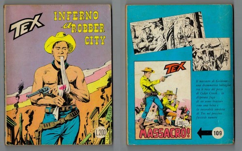 Tex 108 inferno a robber - n.,