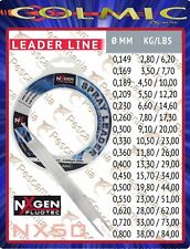 Monofilo terminale Colmic NXgen Fluotec Spray Leader mt.50
