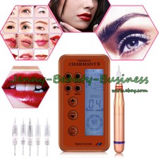 Kit Macchina Tatuaggi Microblading Penna Semipermanente Dermografo Sopracciglia Eyeliner