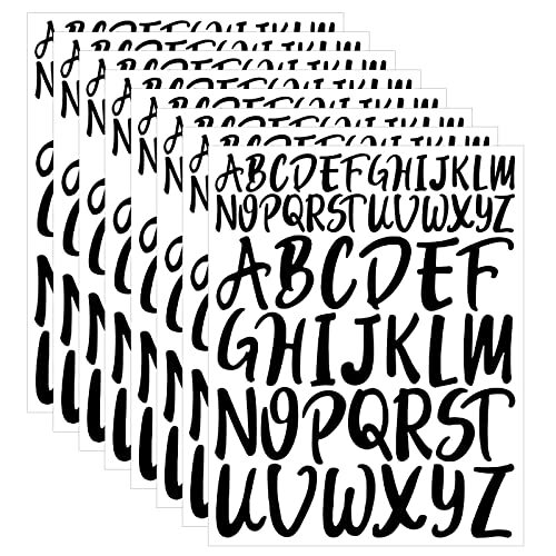Fogli adesivi lettere - 8,