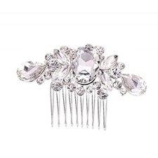 Pettine da sposa in strass fermaglio a pettinino accessori acconciature L.24109