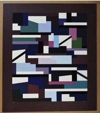 ⭐ Yaacov Agam Kinetica III H/S rara grande litografia bellissima 1975 ombre 3