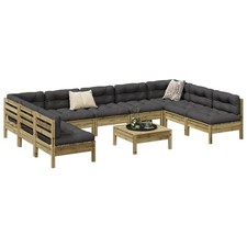 Set Divani Giardino 10 pz con