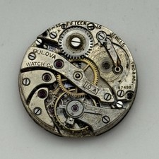 Bulova 10A Manuale Vento Movimento Orologio Vintage Svizzera Ricambi Riparazione