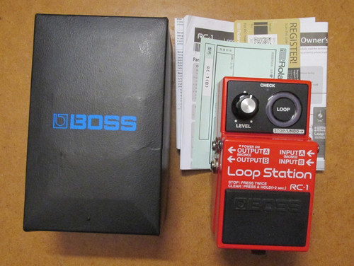 Boss loop station - station, pedale