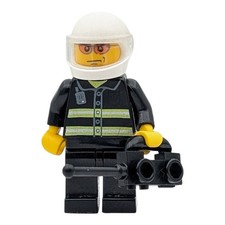 LEGO minifigure pompiere casco