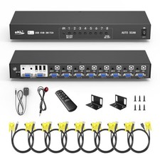 eKL VGA Switch KVM 8 porte a 2