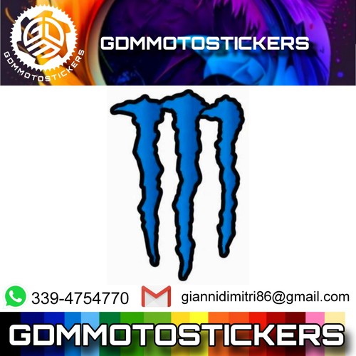 Coppia adesivi monster - coppia,