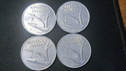 Italia 4 monete da - n., 10