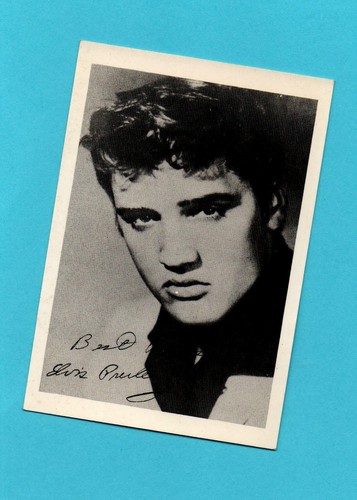 Elvis presley 65x95mms card - elvis,