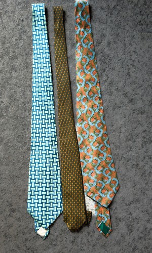 Tris cravatte hermes - , vintage