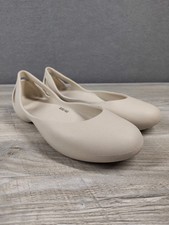 Ballerine CROCS Kadee donna taglia 9 ballerine delicate bianche punta tonda comode 