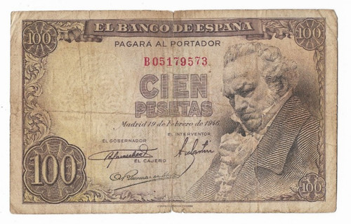 España 100 pesetas franco - espaÑa:,