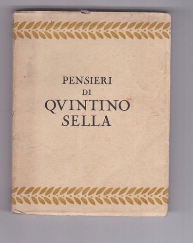 Libretto pensieri quintino - pensieri, di