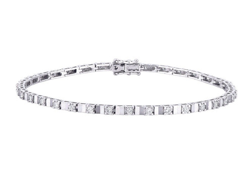 Bracciale tennis alternato - tennis,