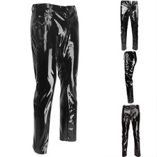 Uomo PVC Ecopelle Pantaloni