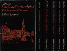 Storia dell'urbanistica (5 Volumi) - Paolo Sica (Editori Laterza) [1977-1978]