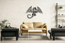 DRAGON -LASER CUT WOODEN WALL