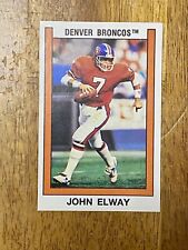1989 Panini Sticker #263 John Elway Denver Broncos NFL