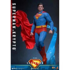 Modellino Hot Toys MMS812 Super Man Superman & Krypto 1/6 nuovo