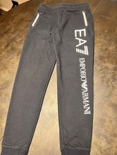 PANTALONI EA7 EMPORIO ARMANI PANTALONE NERO TUTA JOGGER LOGO MAN