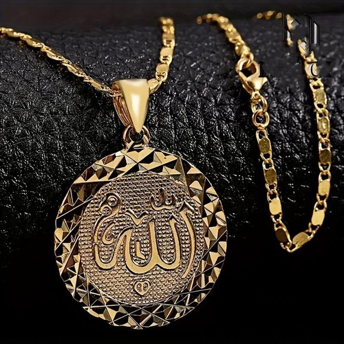 Collana con ciondolo allah oro - collana,