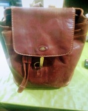 Zaino Medio Donna, Pelle, Marrone, The Bridge