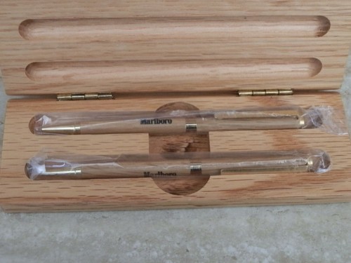 Marlboro wooden pen - wooden,