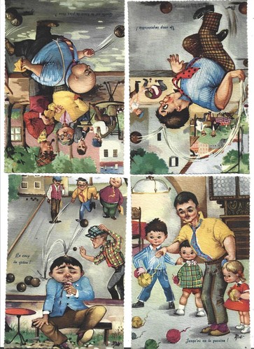 Serie cartes postales - serie,