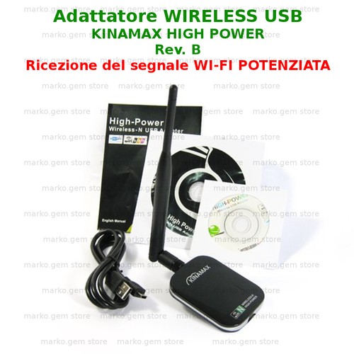 Wireless adapter usb - usb, kinamax