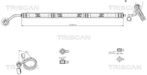 Tubo idraulico sterzo - , triscan