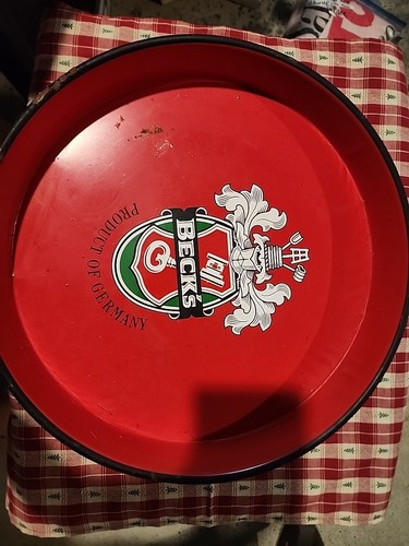 Vassoio servizio birra becks - vassoio,