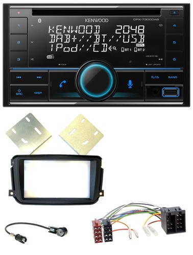 Kenwood 2din dab usb - cd,