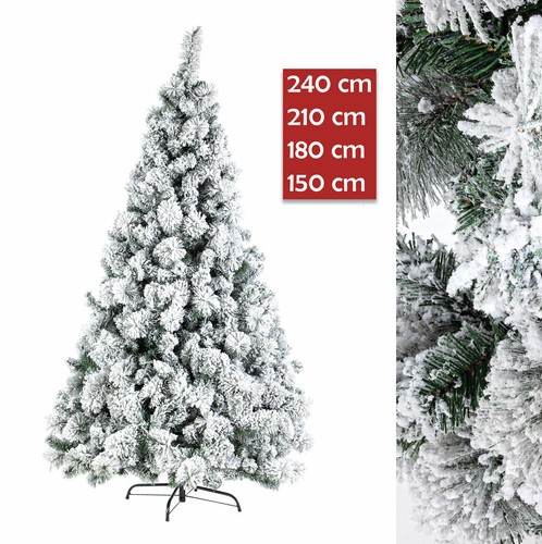 Albero natale innevato 240 - di,