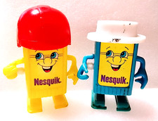 NESQUIK Nestlè 1988 Giocas italy Speedyquik 2 sorpresine complete non funzionant