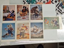 Lotto 7 cartoline vintage anni ‘50 Pussy Diehl Puppe gattini viaggiate 1959 - 60