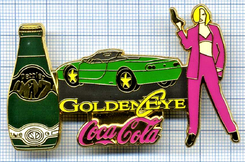 Big pin james bond - james, 007