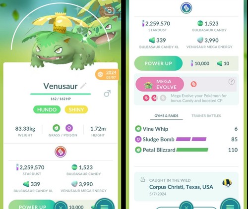 Pokemon trade venusaur - go,
