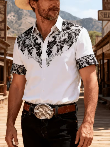 Camicia uomo western - uomo,