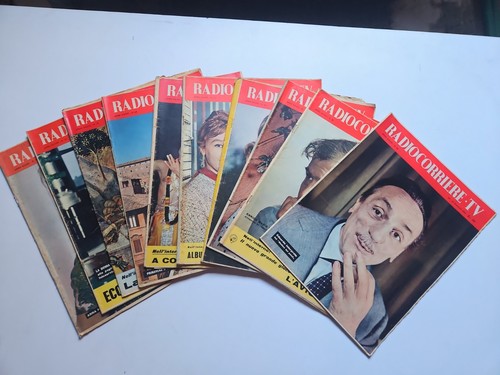Radiocorriere vintage magazine - radiocorriere,