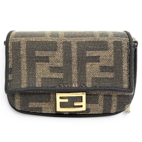 Fendi nano baguette zucca - baguette, ff