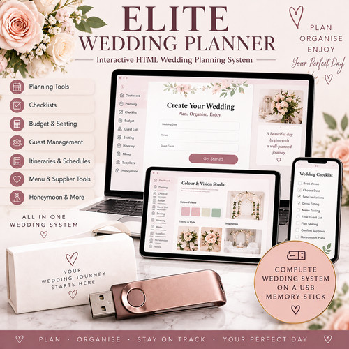 Wedding planner usb - planner,